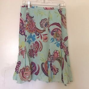 Vintage silk skirt